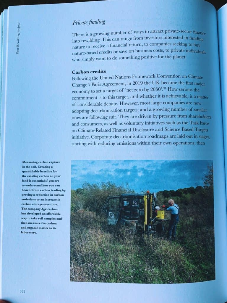 The Book of Wilding - Soil Carbon - Knepp 